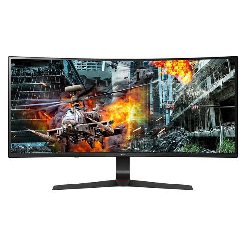 Monitor 34" ( IPS Full HD 1080p ) 21:9 Full HD Curvo Gaming HDR Black e Red 34GL750 B
