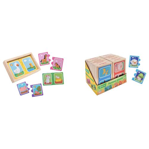 Puzzle 5 pz 12-36m SIR WOOD Assortito 39934