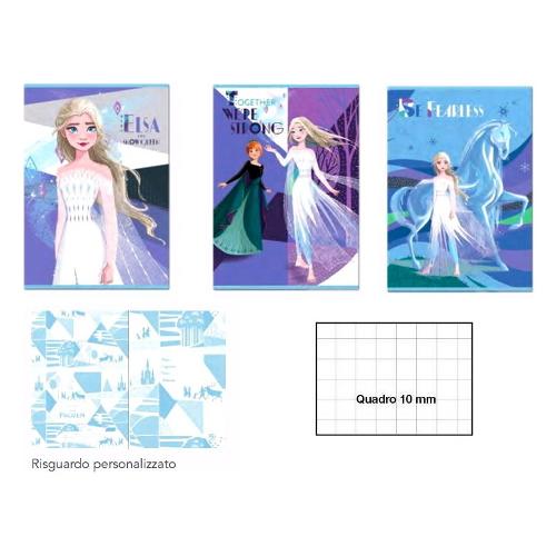 Quaderno quadretti 10 mm A4 FROZEN assortito 5B5002104