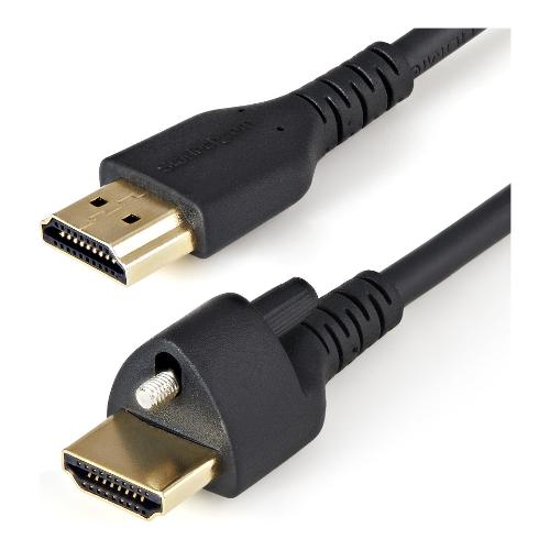 Cavo HDMI 2.0 con vite di bloccaggio Black 2m HDMM2MLS