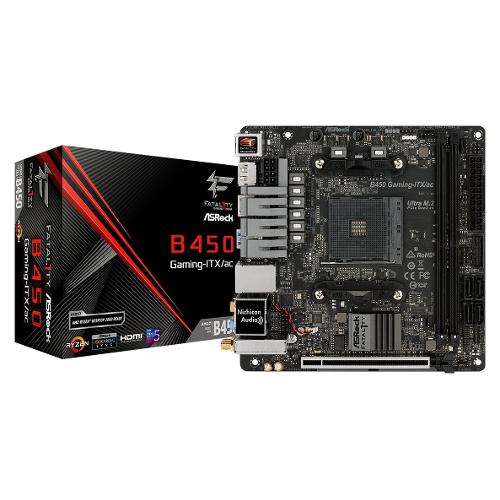 Motherboard AMD B450 Mini-ITX Fatal1ty B450 Gaming ITX ac 90 MXB870 A0UAYZ