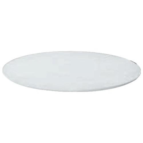 Piano tavolo acciaio Bianco (70x2cm) 5567 ZB