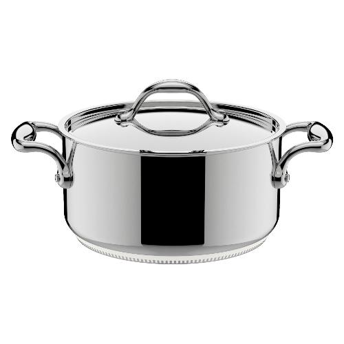 Casseruola Inox (22cm) con coperchio ACCADEMIA LAGOFUSION Cromo lucido 116031222