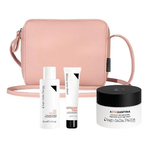 Trattamento viso Astaxantina crema anti eta' rigenerante cofanetto regalo - 50 ml + 50 ml + 30 ml