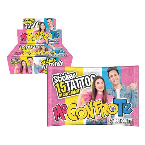 Sticker Tattoo 15 pz ME CONTRO TE Assortito OFF57245SINGBU