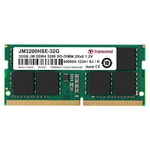 RAM JETRAM 32GB DDR4 3200Mhz SO DIMM 1pz JM3200HSE 32G