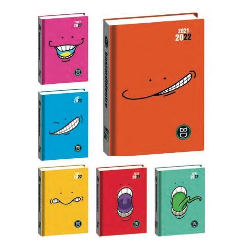 Diario scolastico Standard 2021/22 16m Set-Dic BASTARDI DENTRO Assortito 584002119