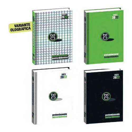 Diario scolastico pocket 16m Set-Dic 2021/22 BASTARDI DENTRO Assortito 584002115