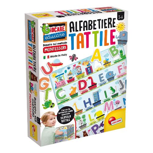 Gioco prescolare Alfabeto Tattile 3-6a MONTESSORI 72446