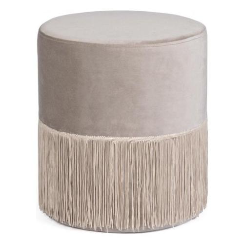 LEILANI Pouf Grigio chiaro