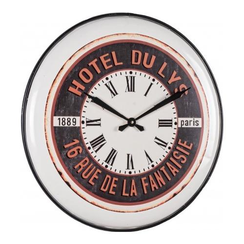 Orologio da parete (3x62cm) Dulys Bianco, Rosso e Nero 0181865
