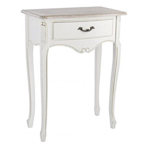 JUSTINE Consolle Bianco anticato (60cm) Mobile KIT
