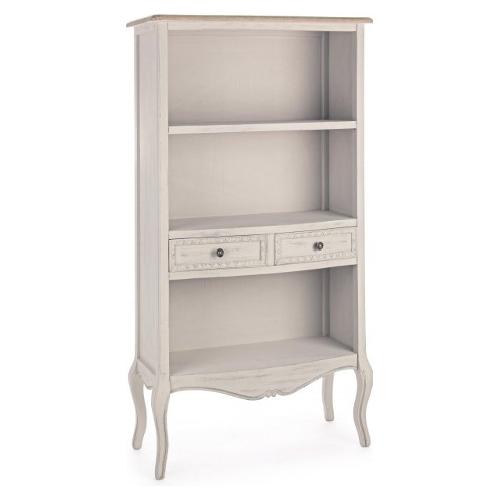 CLARISSE Libreria Bianco anticato (80 x 145 h cm) Mobile KIT