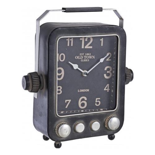 Orologio da tavolo (28x10x31,5cm) 053 1 CHARLES RADIUS Nero 0182304