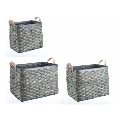 Set ceste 3 pz con manici LISETTE Verde 0411271