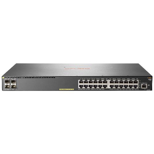 Switch di rete 28 porte ARUBA 2930F 24G PoE+ 4SFP+ PoE+ Black JL255A Gigabit (1000Base-TX)
