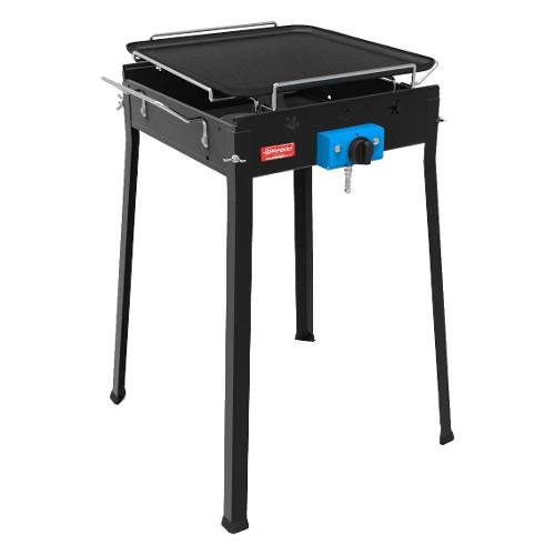 Barbecue GPL Plancha Mono con piastra Nero 40