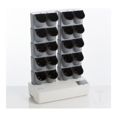 Giardino verticale auto irrigante 20 vasi Bush 20 (51,5x25,6x77,4 cm) Bianco opaco 4161