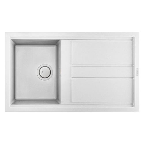 Lavello 1 vasca (86x51cm) BEST 400 Bianco Opaco LGB40068