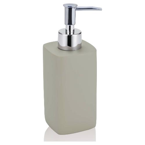 Dosa sapone appoggio ELEGANT Tortora (7x7x18 cm) 4305