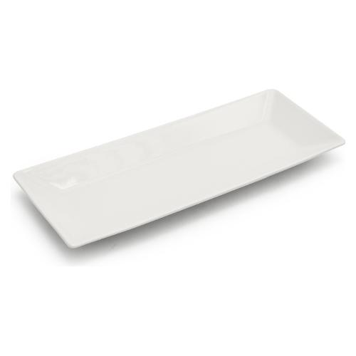 Piatto portata Porcellana (26x15cm) KIMI Bianco 24001523