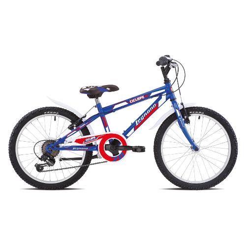 Mountain Bike acciaio ( 6 vel ) 20" Ciclope Blu L630