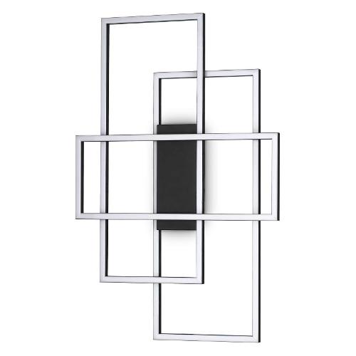 Plafoniera FRAME pl rettangolo 3000k Nero (41x6x62,5cm) 270661 1 luce - LED - Max 33W