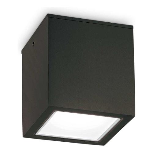 Plafoniera da esterno TECHO pl1square d15 Nero (15x16x15cm) 251530 1 luce - GU10 - Max 20W