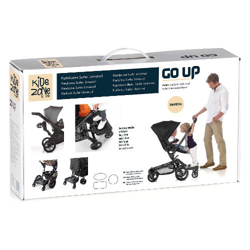 Pedana passeggino universale max 20 Kg GO UP SURFER Black 5039 X09