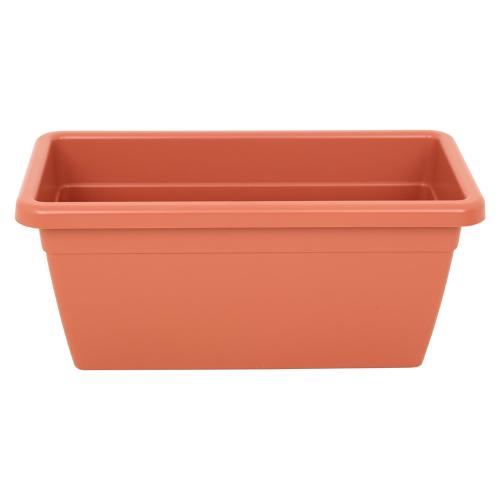 Fioriera cassetta rettangolare plastica (80x37x32,5cm) VENEZIA XL Terracotta 80 01