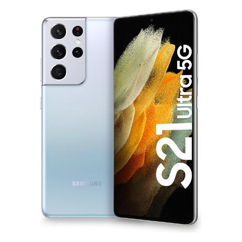 Smartphone 6,8" GALAXY S21 ULTRA 5G 128GB 5G Phantom silver ( 128GB Ram ) SM G998BZSDEUE