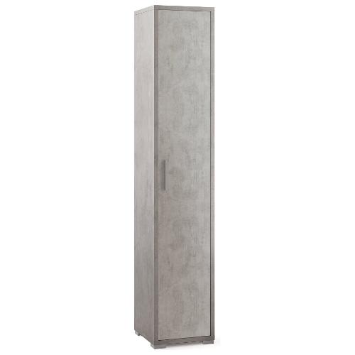 DOUBLE Db384k Armadio 1 Anta battente Cemento (40cm) Mobile KIT