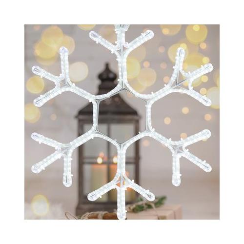 Cristallo di neve (L50 H43 cm) 1 gioco di luce (1pz) 384 luci - LED Bianco freddo 64539