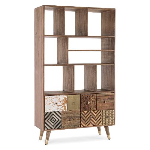 DHAVAL Libreria Multicolor (100 x 175 h cm)