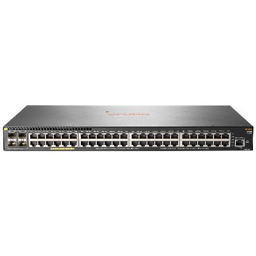 Switch di rete 48 porte ARUBA 2930F 48G PoE+ 4SFP PoE+ Black JL262A ABB Gigabit (1000Base-TX)