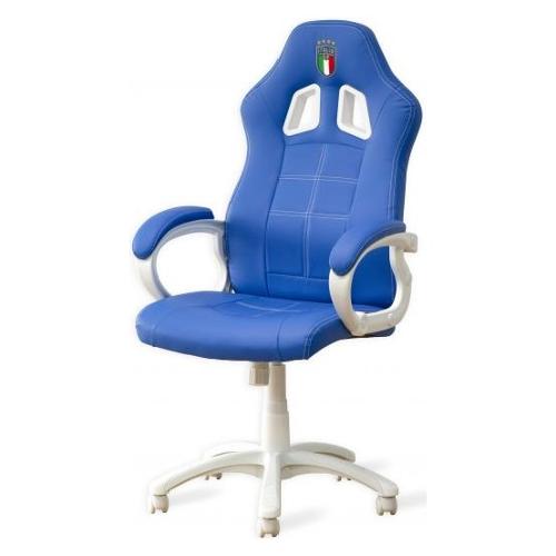 Sedia gaming Figc Italia Chair Blue e White ACMU0049