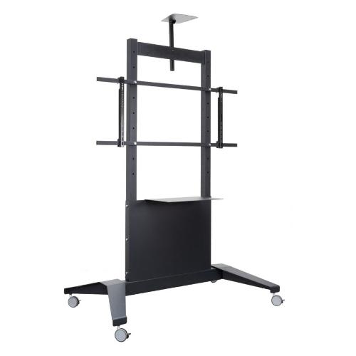 Supporto monitor TV pavimento ( 120 Kg ) VESA 1200 x 600 OMB SERIES Trolley Xxl Black OM07146