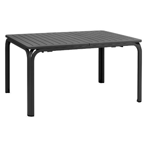 Tavolo da esterno alluminio ALLORO 140 Extensible Allungabile Antracite (140-210x100x73cm) 42752 02 000