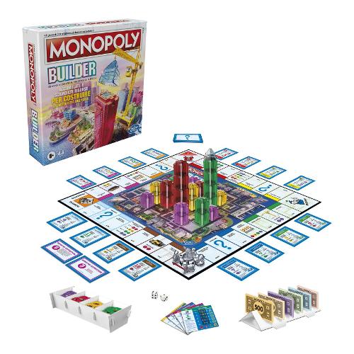 Gioco di società Hasbro Builder Monopoly F1696103