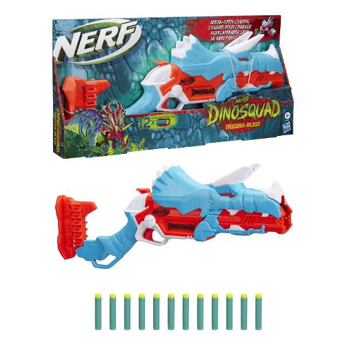 Arma giocattolo Hasbro Dino Tricera Blast Nerf F0803EU4