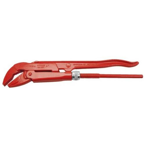 Giratubi svedese ganasce 45° 1" (320mm) WAGGON Rosso 353200003