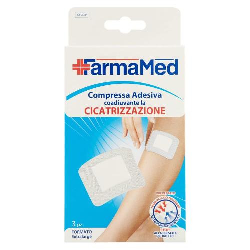Set compresse cicatrizzanti 3Pz XL Bianco (10x8 cm) 5337