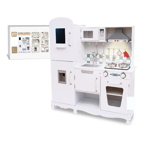 Cucina giocattolo con accesori (103cm) FATTO DI LEGNO 40606