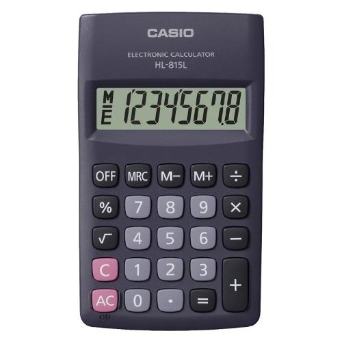 Calcolatrice Tascabile HL SERIES Ampio display Black HL 815
