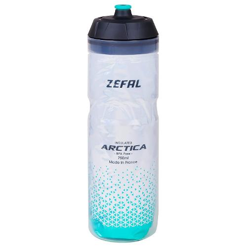 Borraccia termica plastica (750ml) ZEFAL ARCTICA Silver e Verde CVB1100