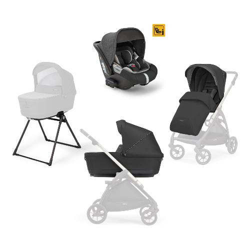 Sistema modulare senza telaio System Quattro con Darwin ELECTA Upper black AA51POUPB