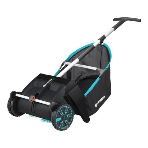 Raccogli foglie Con Ruote Manuale a Spinta (49 cm) Nero e Verde 3565 20
