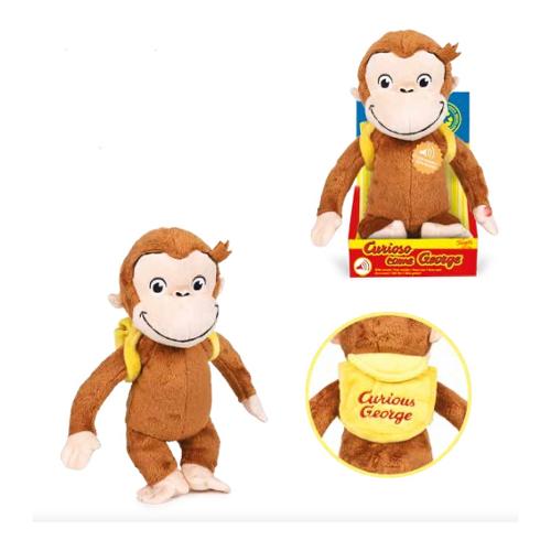 Peluche CURIOSO COME GEORGE con zainetto 760019956