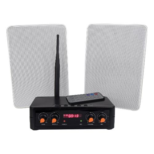 Coppia casse acustiche FREEDOM 2 White e Black 50W