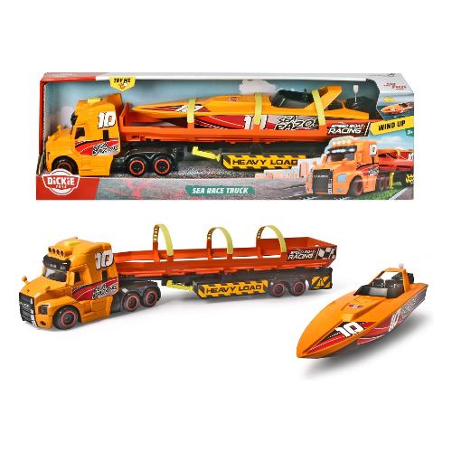 Camion con motoscafo (40cm) DICKIE 203747009